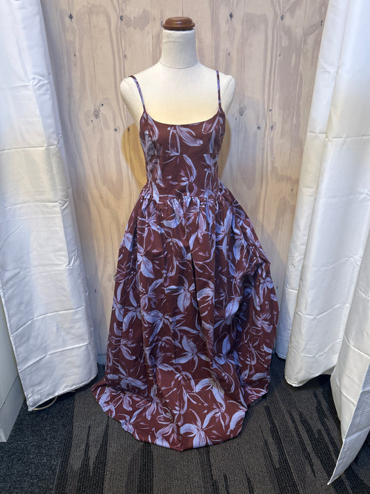 Twilight Bloom  Floral Maxi Dress