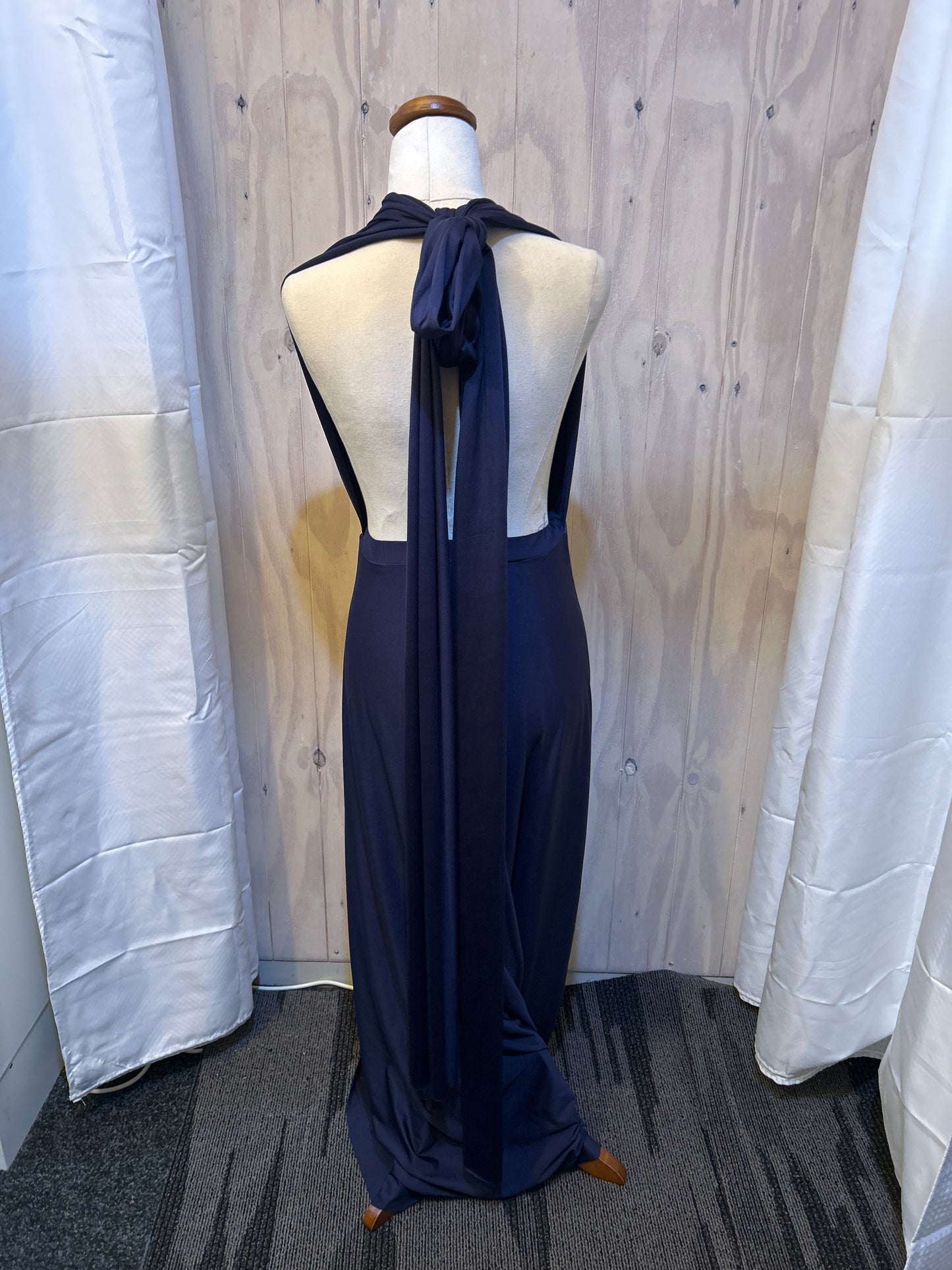 Navy Multi-Way Infinity Gown