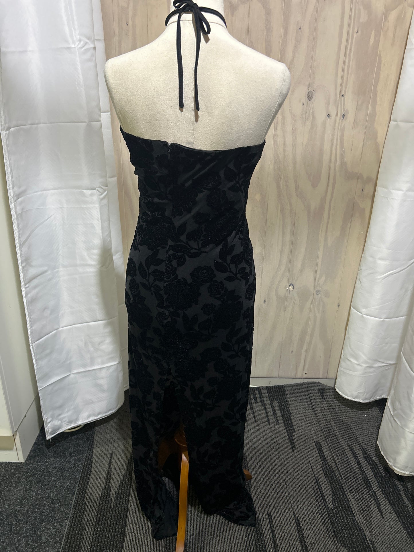 Midnight Muse Strapless Maxi Dress