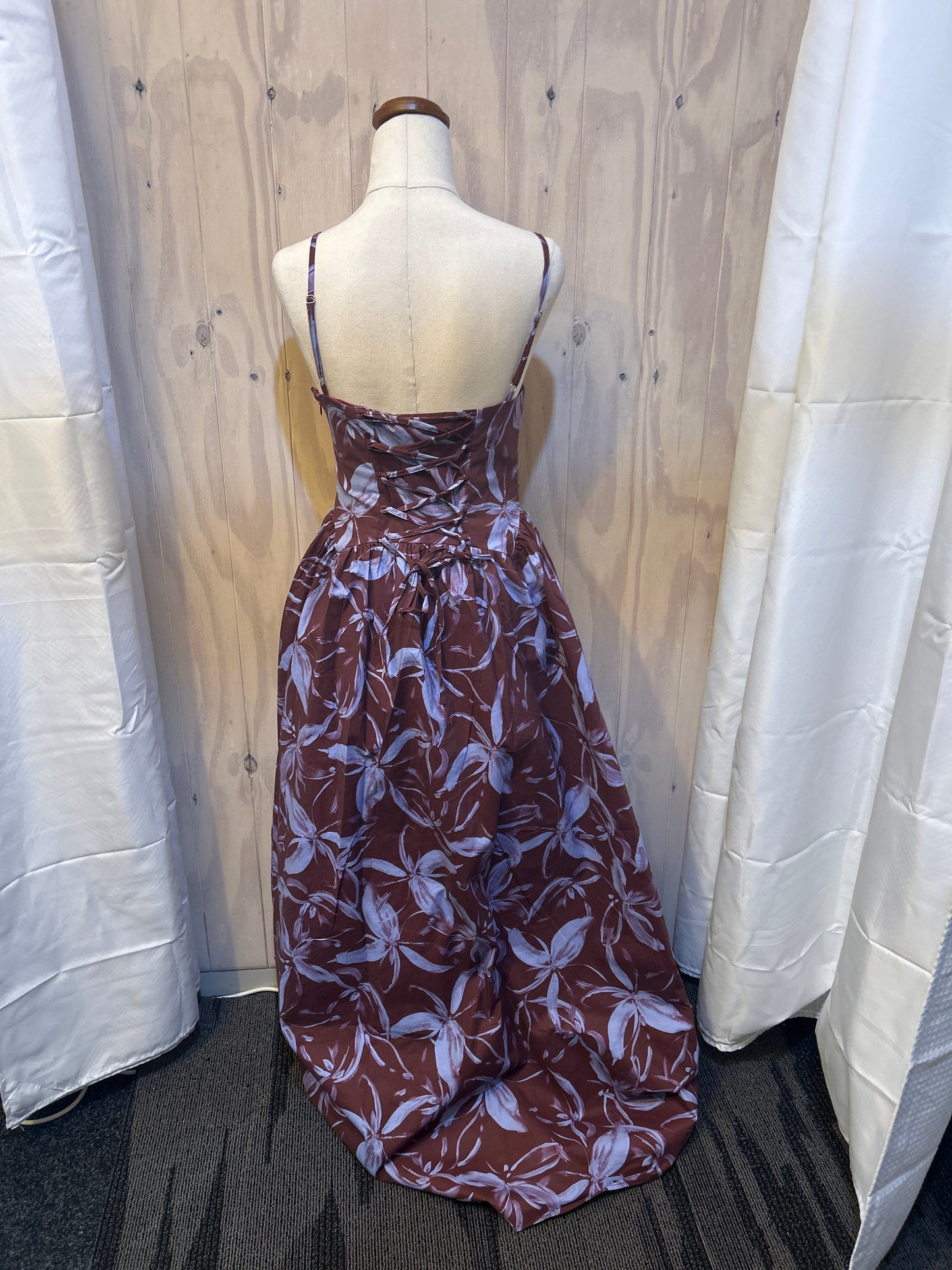Twilight Bloom  Floral Maxi Dress