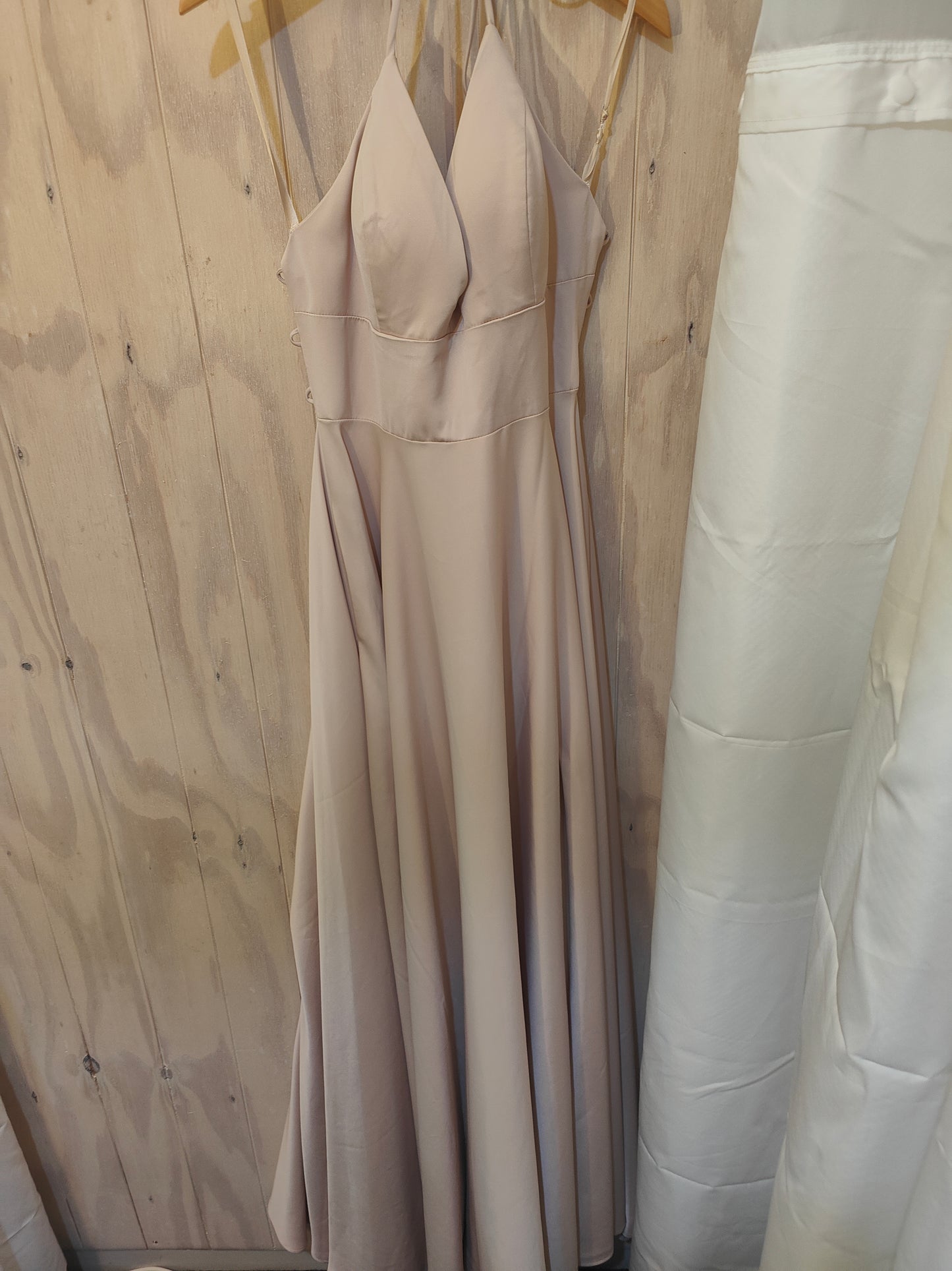 Matte Blush Pink Ballgown