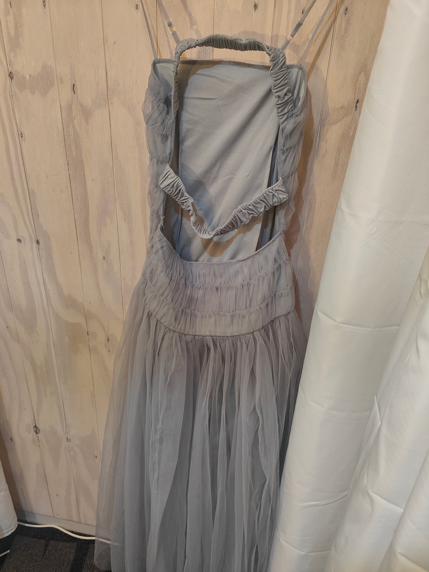 Silver Whisper Tulle